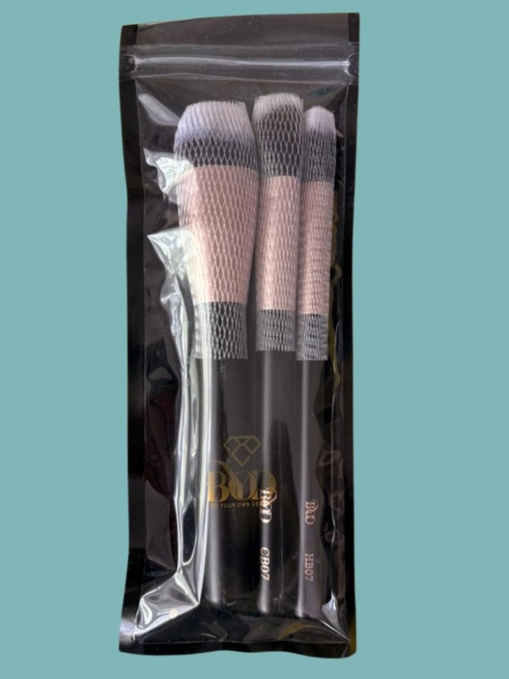 BYOD 3-Piece Brush Set: FOUNDATION, CONTOUR, AND HIGHLIGHTER BRUSHES